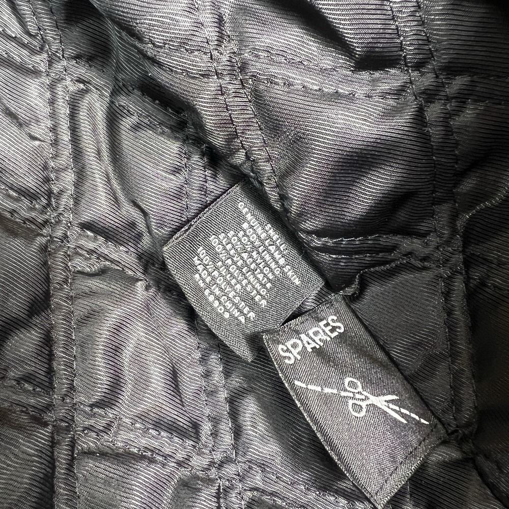 Black Lambskin Leather Car Coat Jacket Mens Large Roundtree & Yorke Classic - Picture 4 of 14